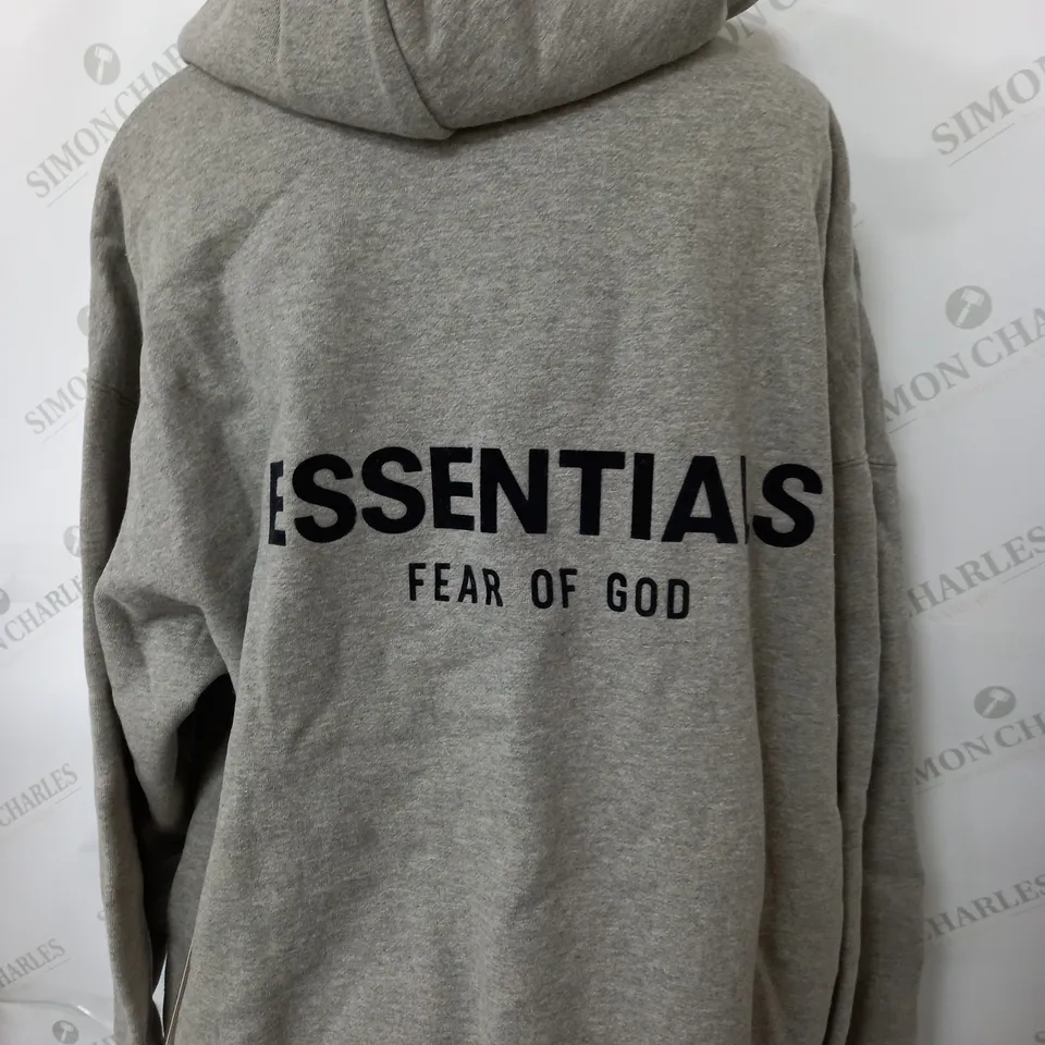 ESSENTIALS FEAR OF GOD HOODIE SIZE S