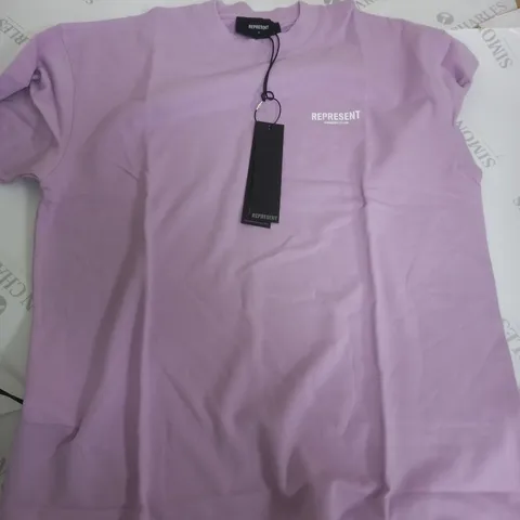 REPRESENT LIGHT PURPLE T-SHIRT - S