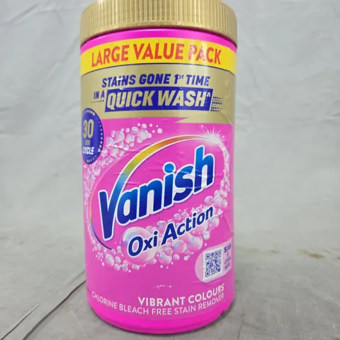 VANISH OXI ACTION LARGE VALUE PACK STAIN REMOVER – CHLORINE BLEACH FREE
