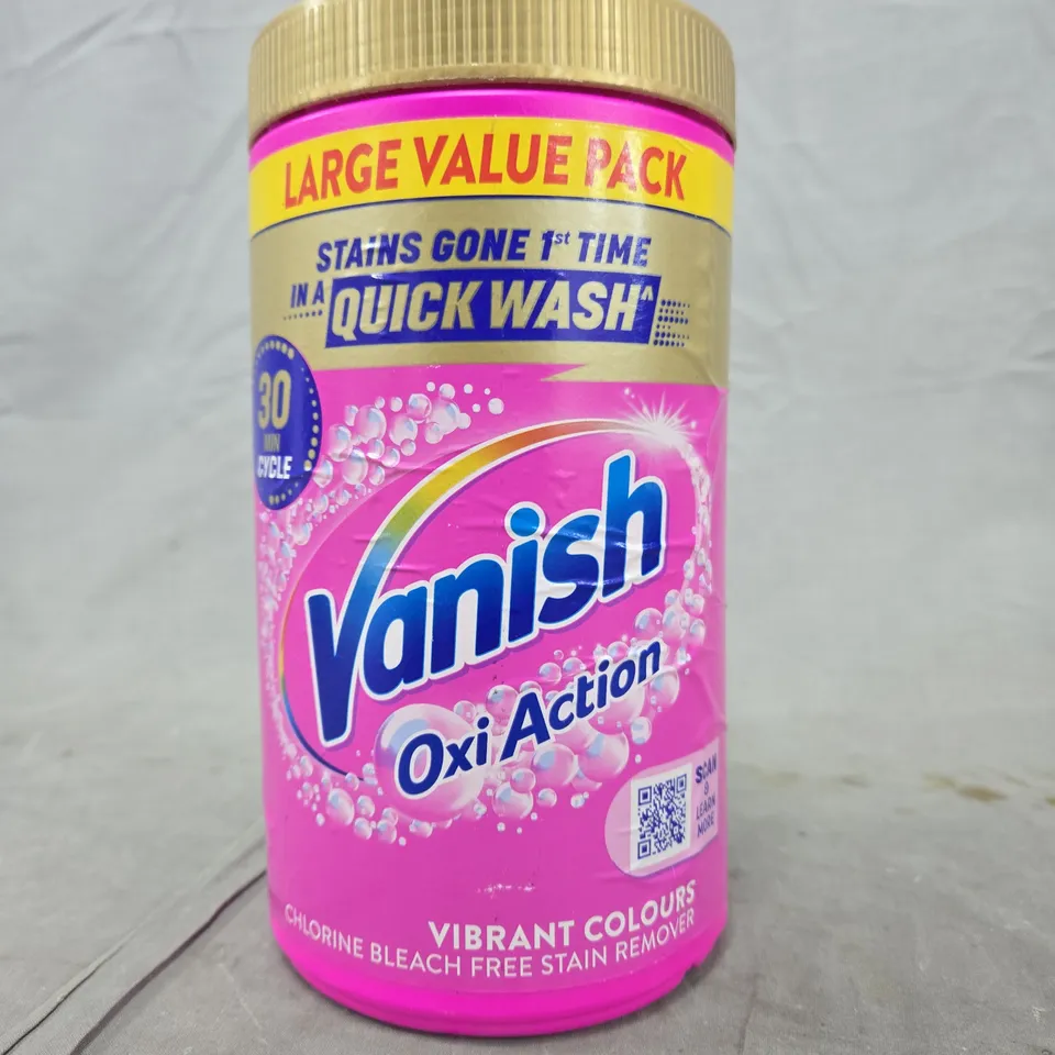 VANISH OXI ACTION LARGE VALUE PACK STAIN REMOVER – CHLORINE BLEACH FREE