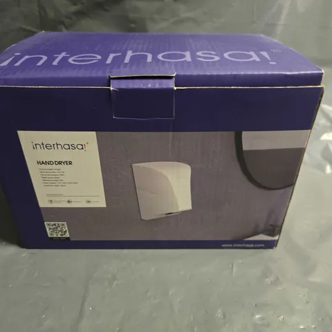 BOXED INTERHASA HAND DRYER A1005