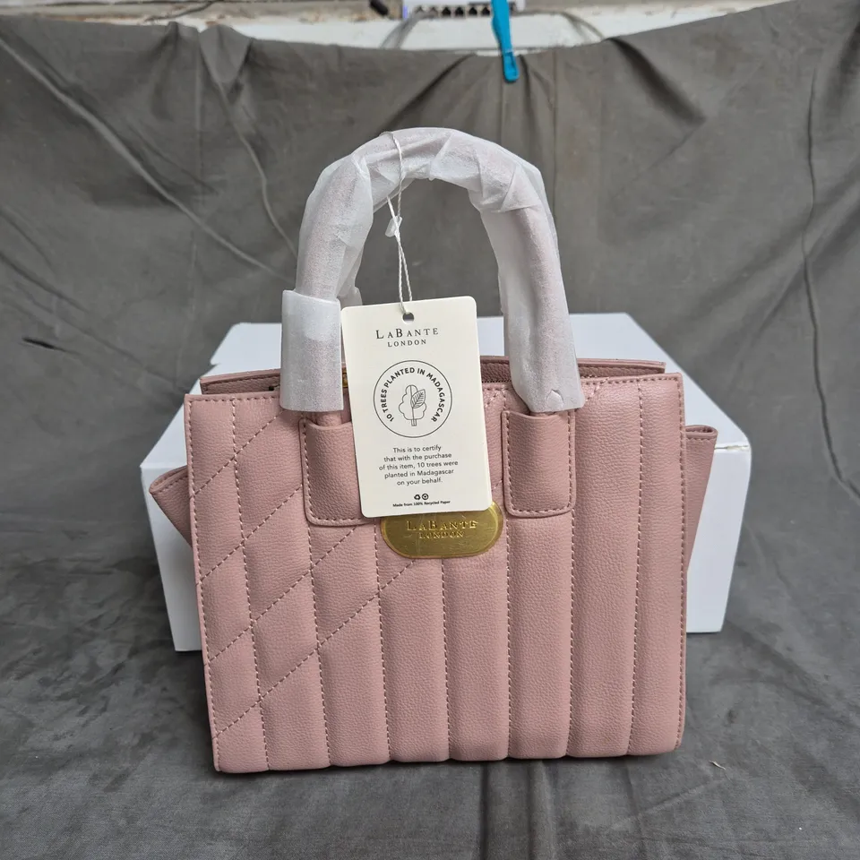 BOXED LABANTE MINI DEMI TOTE BAG IN PINK