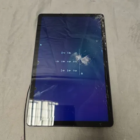 LENOVO TABLET – METALLIC GREY, CRACKED SCREEN