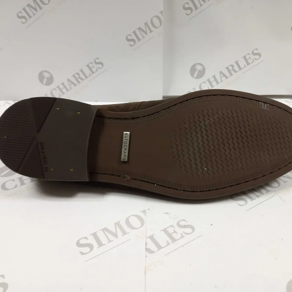 PAIR OF AUTOGRAPH T03/5095 SUEDE LOAFERS UK SIZE 9 