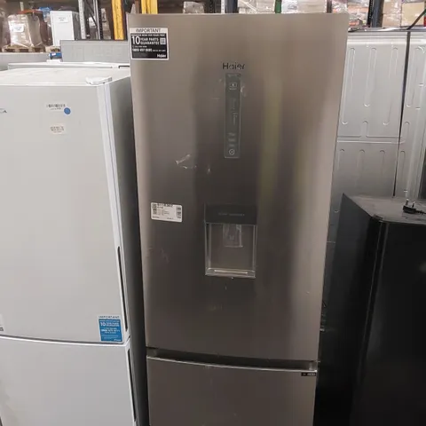 HAIER HTR3619FWMP 345 LITRE 70/30 FREESTANDING FRIDGE FREEZER STAINLESS STEEL - UNPROCESSED RAW RETURN