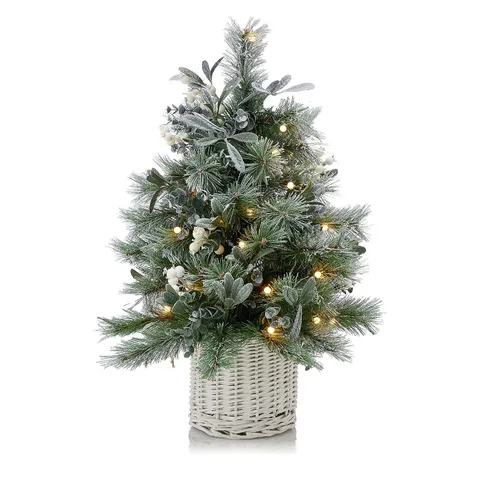 K BY KELLY HOPPEN CHOICE OF PRE-LIT GREENERY CHRISTMAS DECORATION