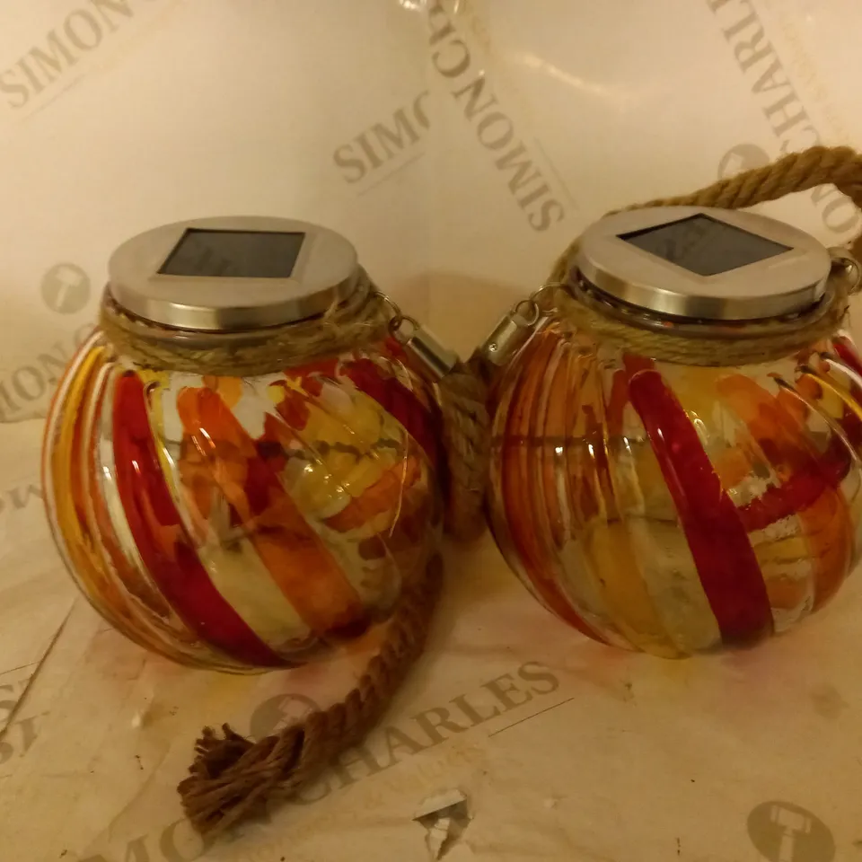 BELL & HOWELL SET OF 2 SOLAR JAR LIGHTS