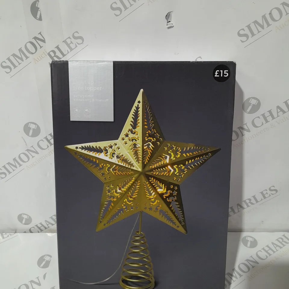 M&S LIGHT UP TREE TOPPER 
