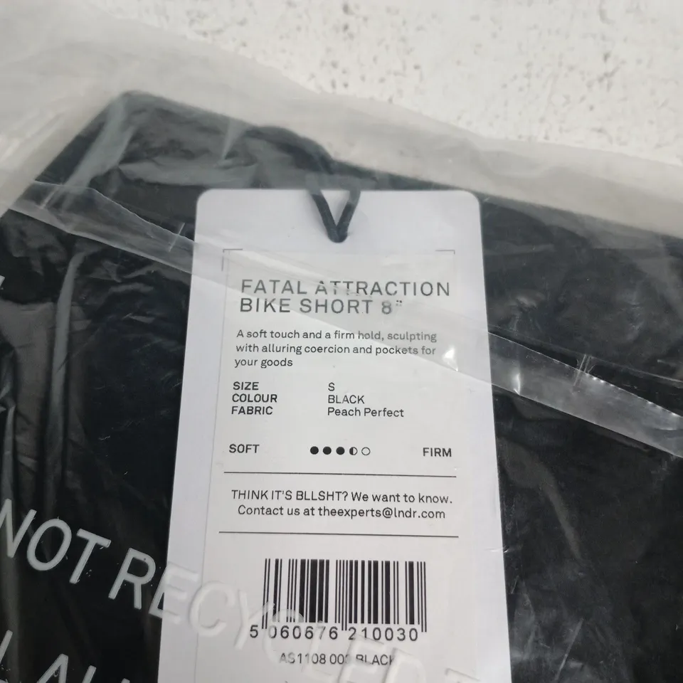 FATAL ATTRACTION BIKE SHORT – BLACK – SIZE S
