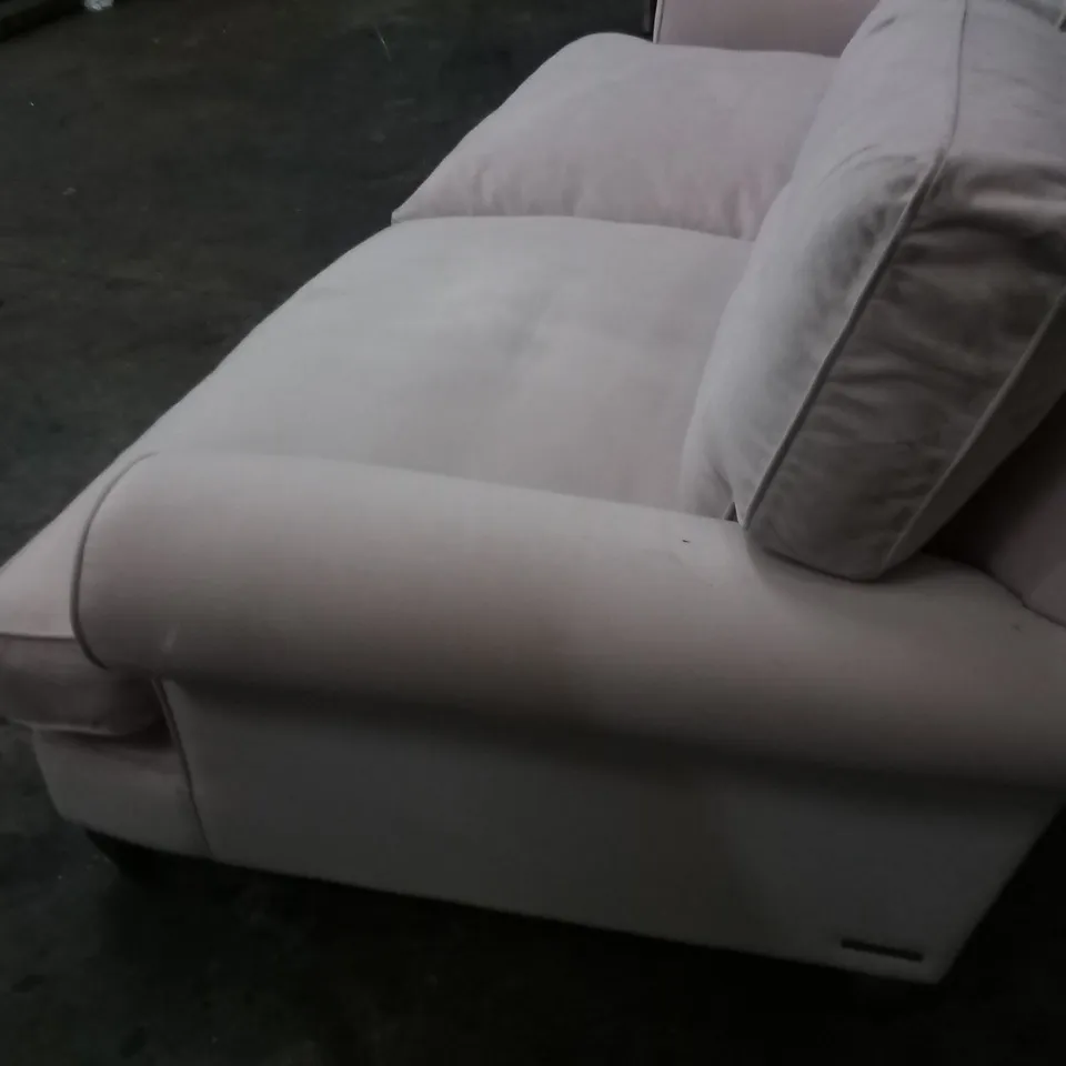 DESIGNER G PLAN MADE BRONWYN COTTON CANDY FOUR SEATER SOFA