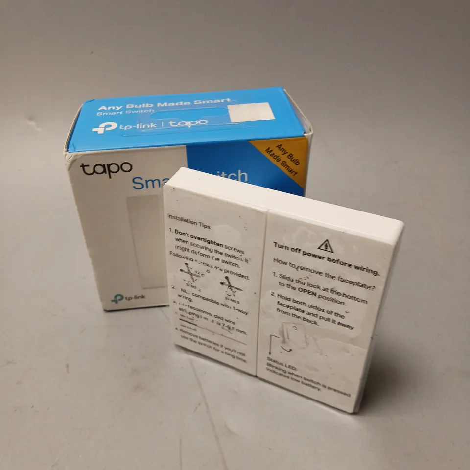 BOXED TP-LINK TAPO SMART SWITCH 