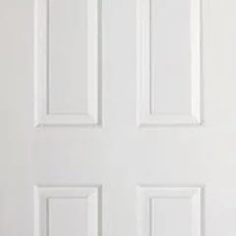 BOXED MAYFAIR 4 PANEL WHITE INTERNAL DOOR - 78" X 30" X 3.5CM