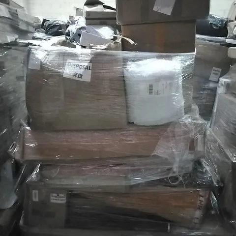PALLET OF ELECTRICAL ITEMS AND HOUSEHOLD GOODS TO INCLUDE;OFFICE CHAIR,TABLET,CEILING LIGHTS