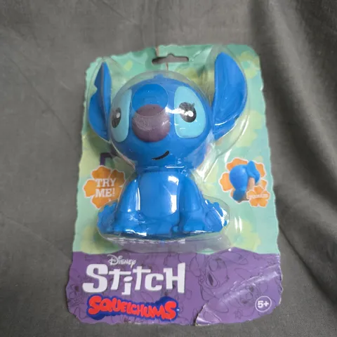 DISNEY STITCH SQUEECHUMS PLUSH TOY – BLUE STITCH IN ORIGINAL BLISTER PACKAGING