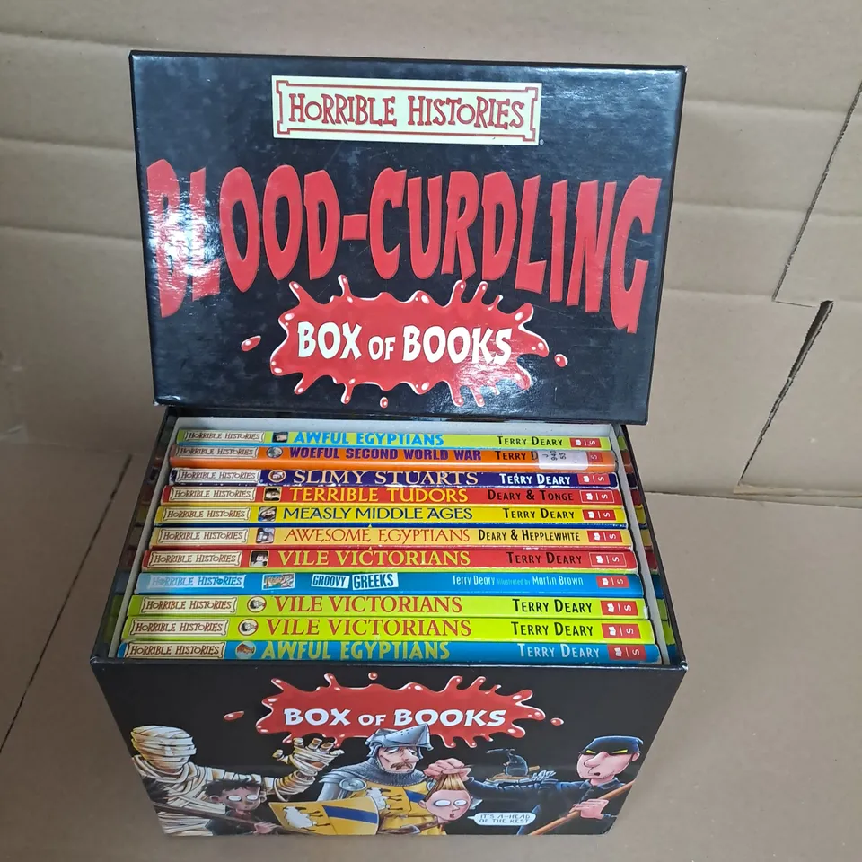 HORRIBLE HISTORIES BOX OF BOOKS