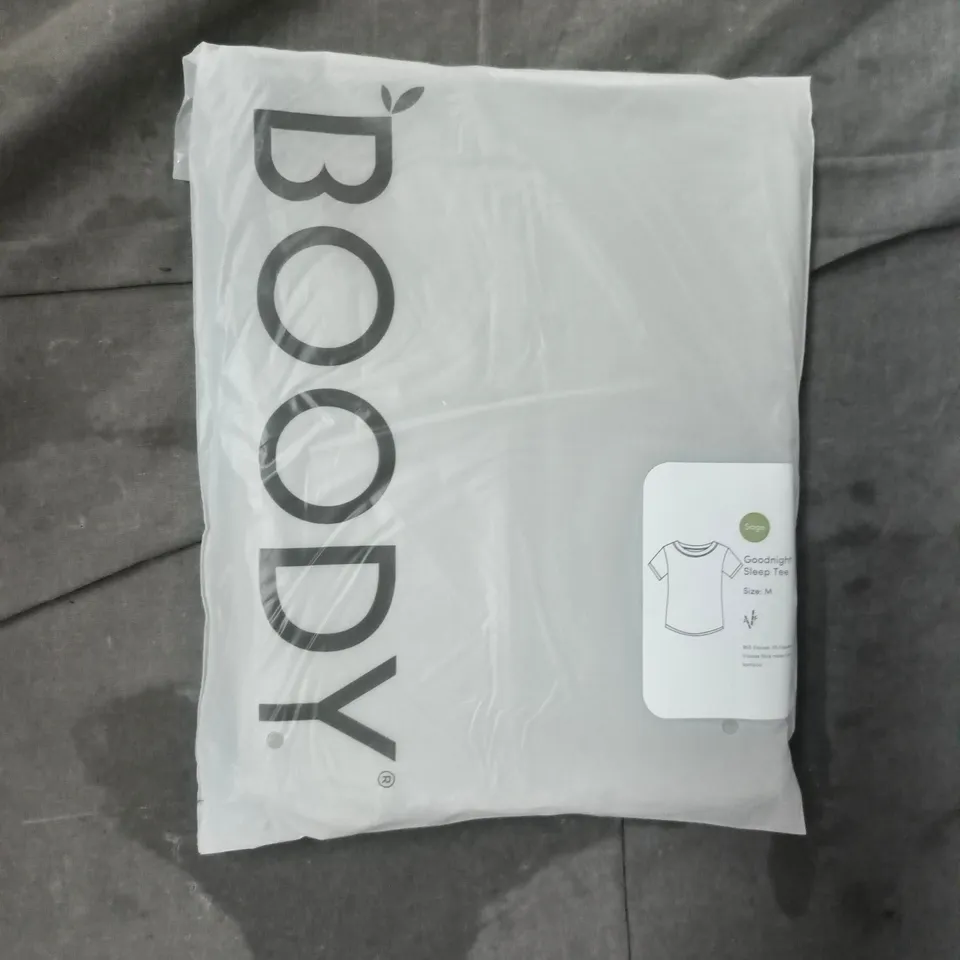 BOODY GOODNIGHT SLEEP TEE IN SAGE SIZE MEDIUM