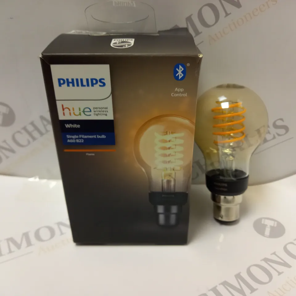 3 BOXED PHILIPS HUE WHITE SINGLE FILAMENT BULB A60 B22