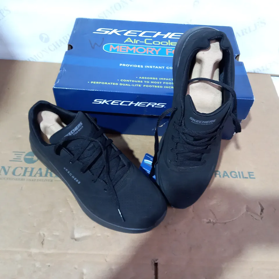 BOXED PAIR OF SKECHERS - SIZE 9