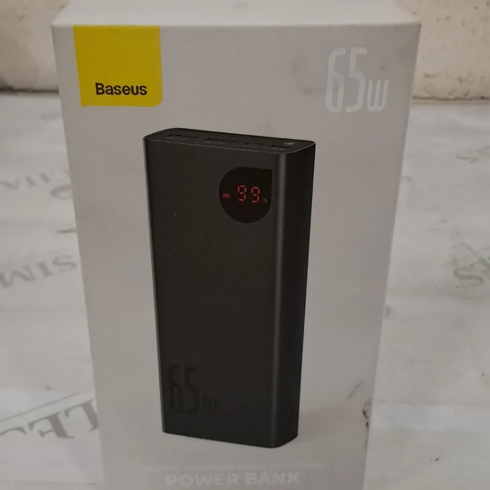 BOXED BASEUS 65W 20000MAH POWER BANK