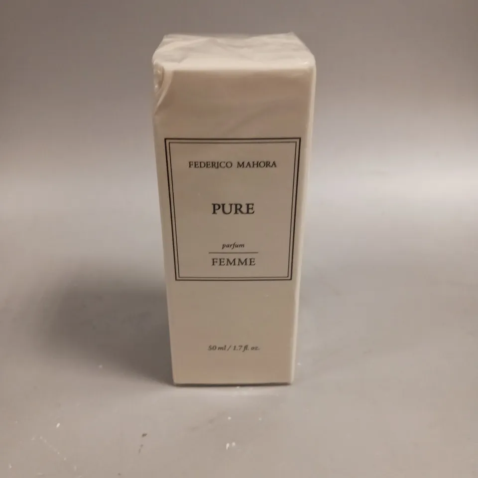 BOXED AND SEALED FEDERICO MAHORA PURE FEMME EAU DE PARFUM 50ML