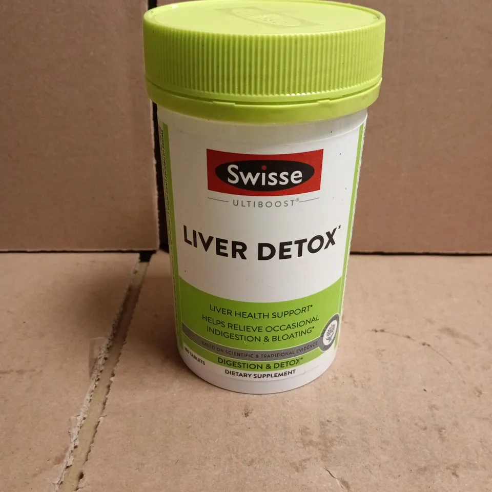 SWISS ULTIBOOST LIVER DETOX DIETARY SUPPLEMENT 180 TABLETS