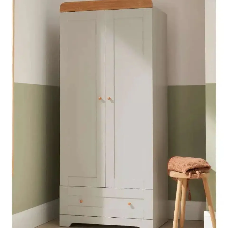 BOXED TUTTI BAMBINI RIO WARDROBE - GREY/OAK (2 BOXES)