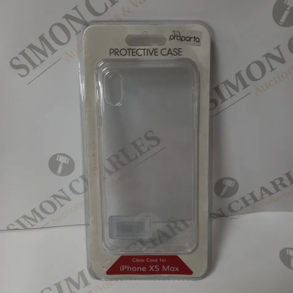 APPROXIMATELY 100 BOXED PROPORTA CLEAR PROTECTIVE CASE FOR IPHONE XS MAX