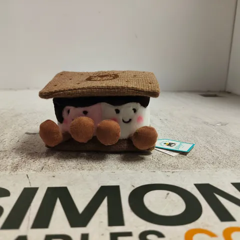 JELLY CAT AMUSEABLES S'MORES TAGGED