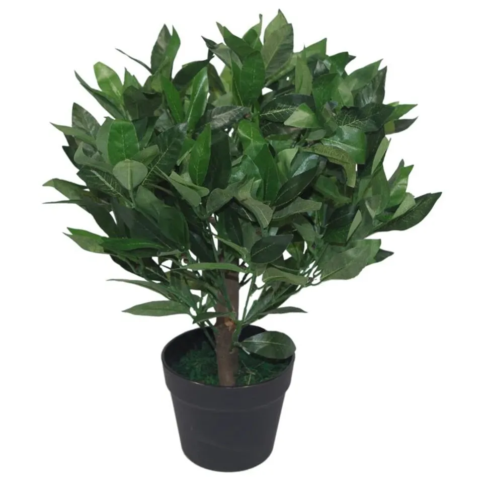 BOXED 50CM FAUX DEVIL'S IVY (SCINDAPSUS AUREUS) PLANT IN POT LINER