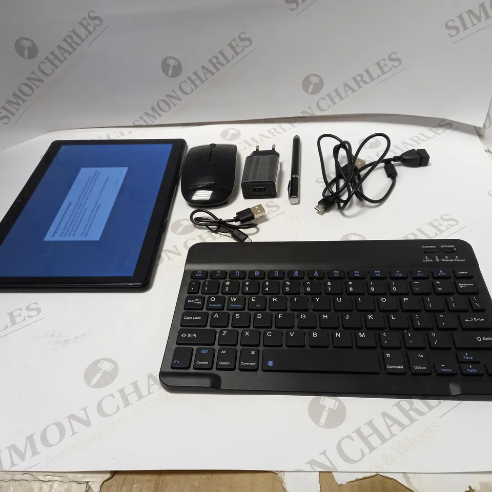 YESTEL X-SERIES ANDROID TABLET X7 WITH MOUSE, KEYBOARD AND CHARGER 