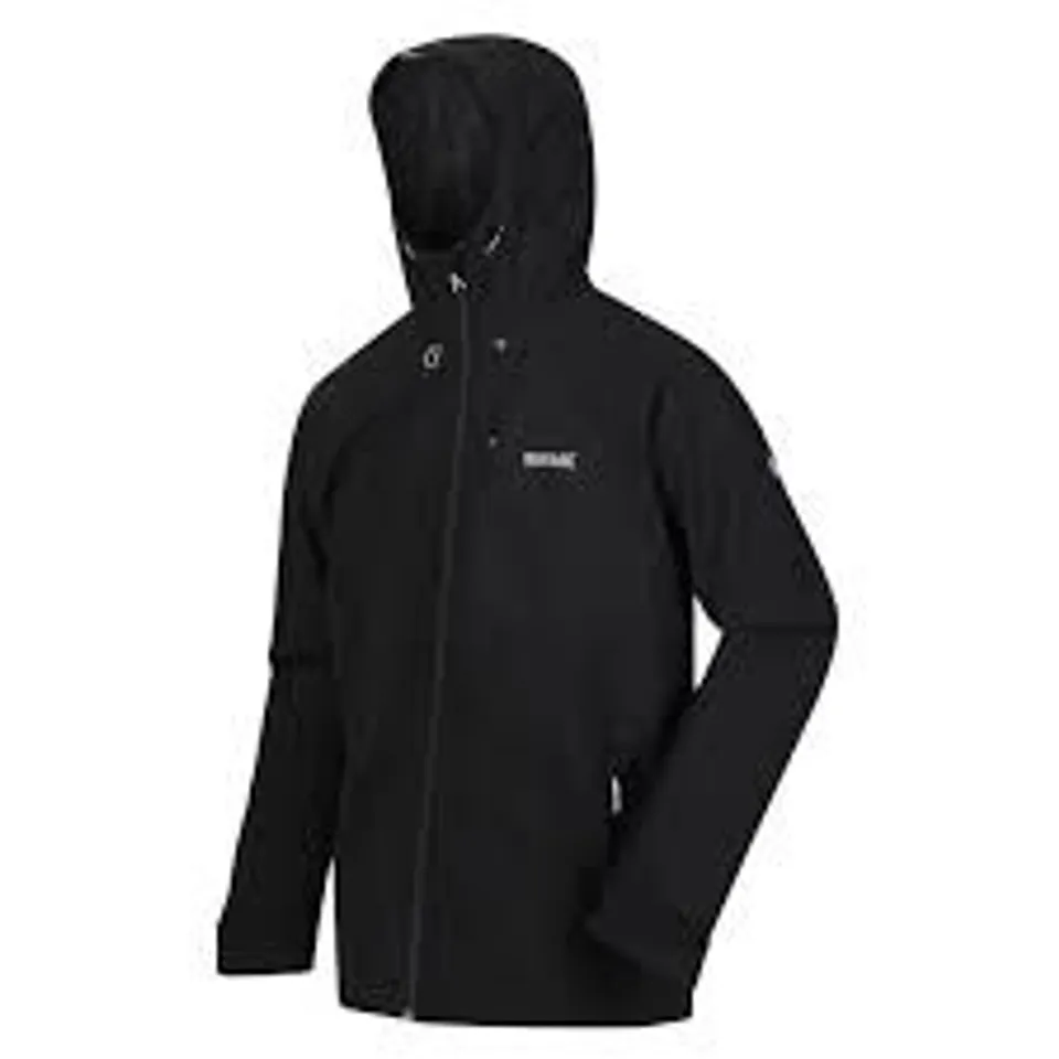 BRAND NEW REGATTA CALDERDALE WATERPROOF JACKET IN BLACK - UK XXXL