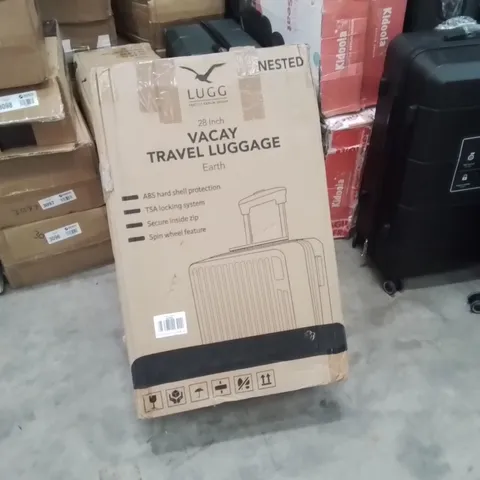 BOXED LUGG - 28INCH VACAY TRAVEL LUGGAGE EARTH