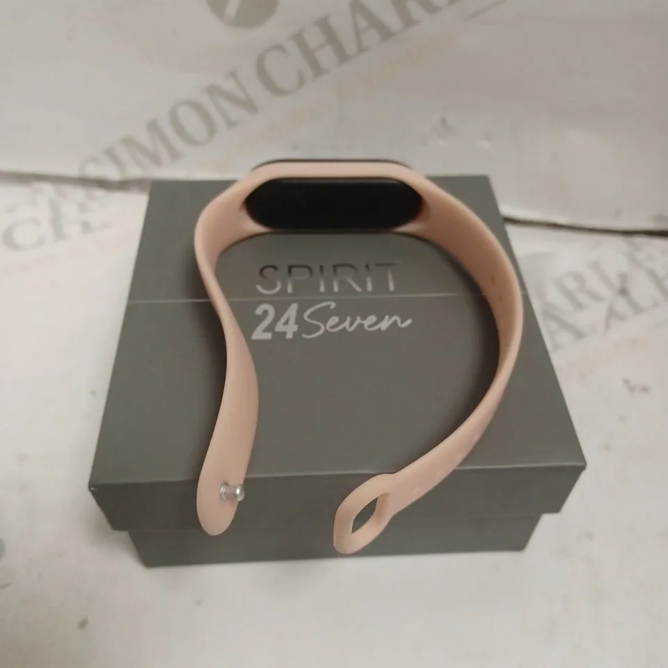 BOXED SPIRIT LADIES FITNESS TRACK/MESH STRAP WATCH SET.