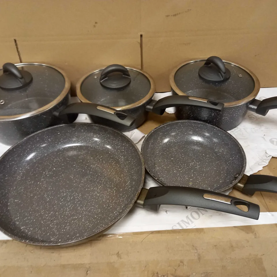 TOWER FRYING PAN AND SAUCEPAN SET