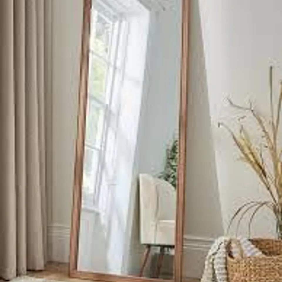 BOXED ANTIQUE FLOOR MIRROR 178 x 66cm