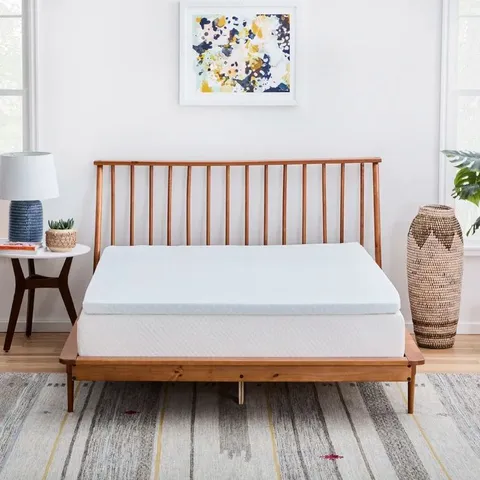 BOXED JHIRAYR SYMPLE STUFF 5 CM GEL MEMORY FOAM MATTRESS TOPPER