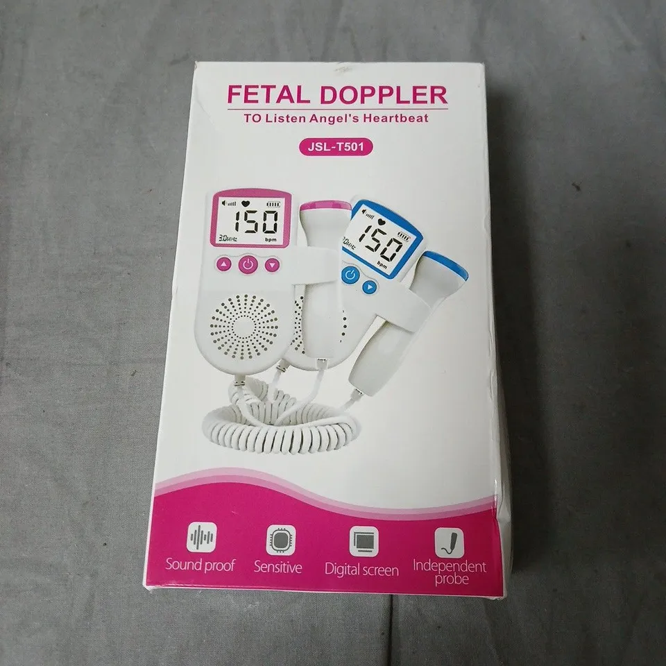 FETAL DOPPLER JSL-T501 WITH PROBE – PINK TRIM