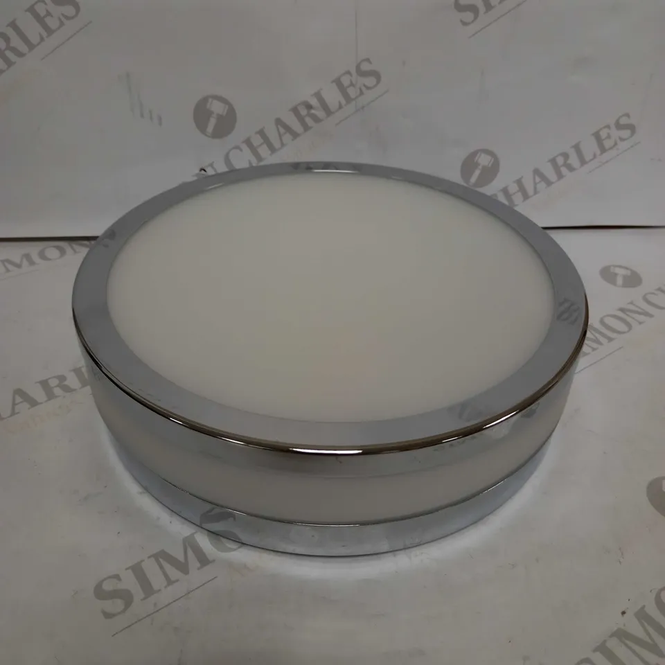JOHN LEWIS CHROME EDGE LED CEILING FITTING