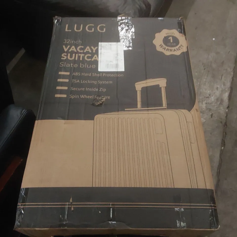 BOXED LUGG TRAVEL SUITCASE
