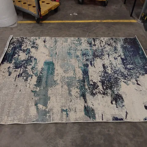 LUCREZIA IVORY/BLUE RUG // 160 X 220CM