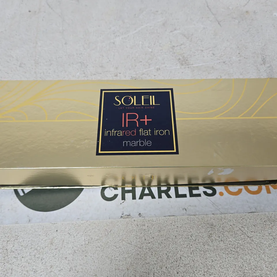 SOLEIL IR+ INFRARED FLAT IRON MARBLE – BOXED