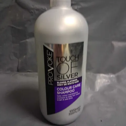 EIGHT BOTTLES OF PROVOKE TOUCH OF SILVER COLOUR CARE SHAMPOO 1000ML