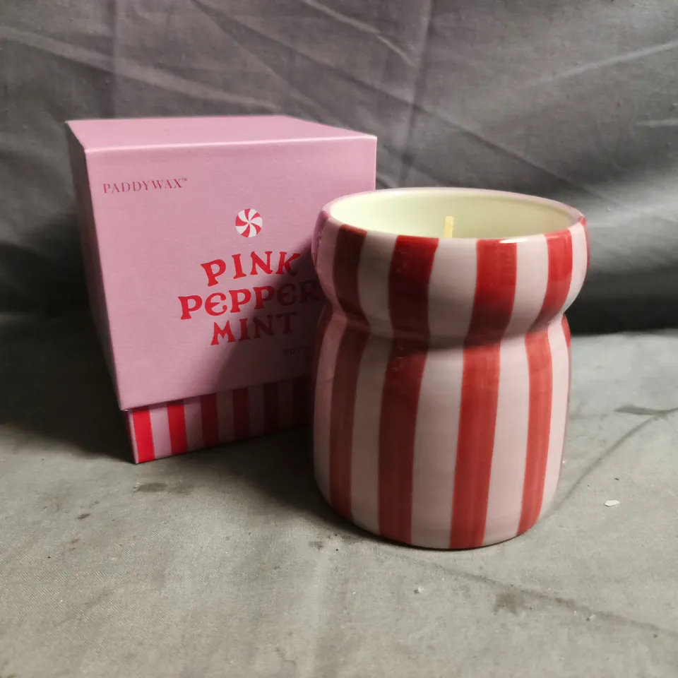 PADDYWAX PINK PEPPER MINT SCENTED SOY WAX CANDLE