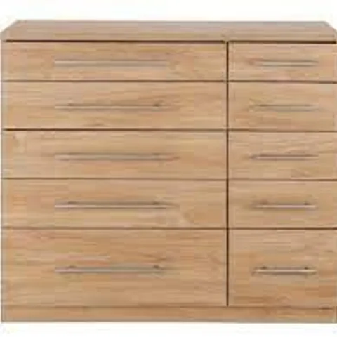 BOXED PRAGUE OAK EFFECT 5+5 CHEST (2 BOXES)