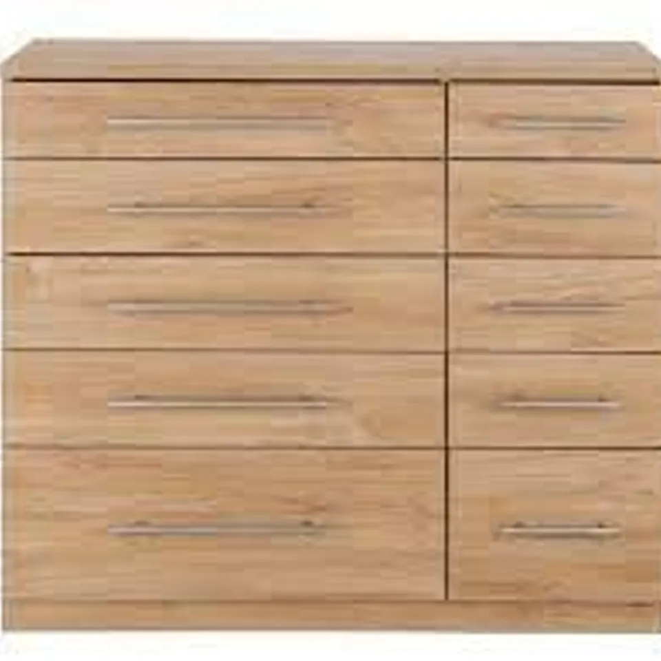 BOXED PRAGUE OAK EFFECT 5+5 CHEST (2 BOXES) RRP £209.99
