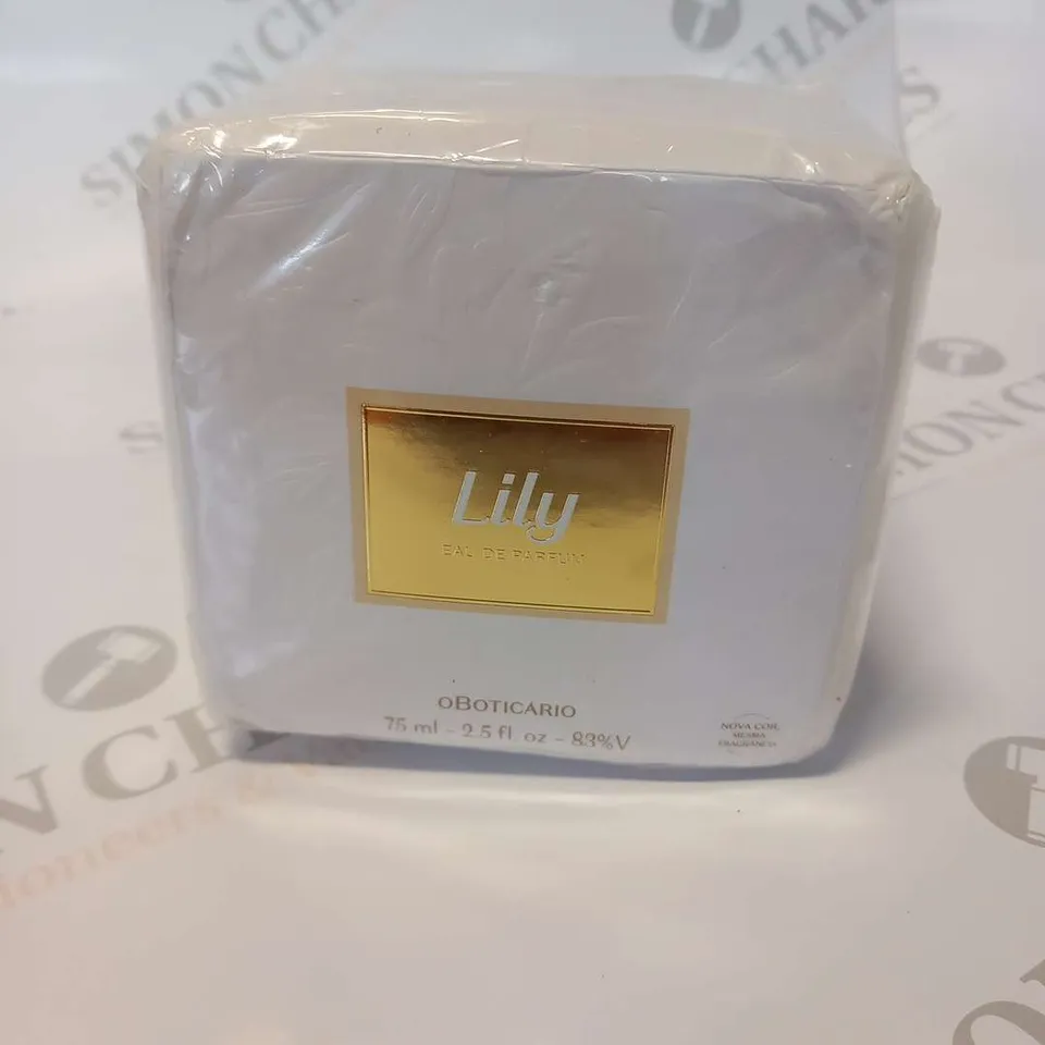 BOXED AND SEALED LILY EAU DE PARFUM 75ML