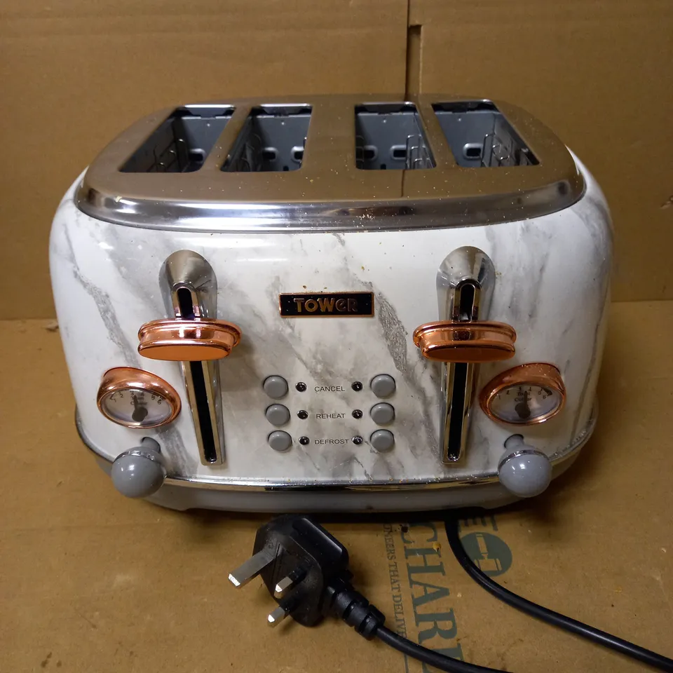 TOWER BOTTEGA T20017WMRG 4-SLICE TOASTER