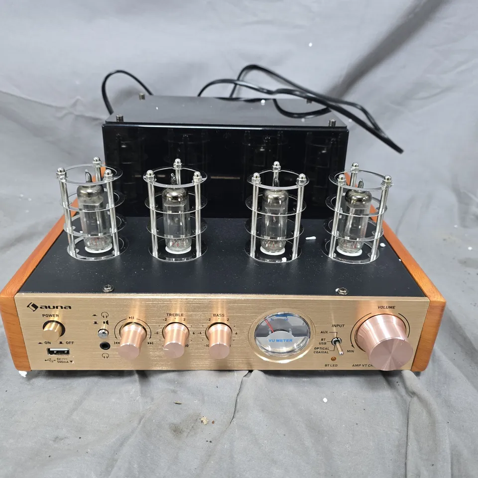 BOXED AUNA AMP VT TUBE AMPLIFIER HIFI AMPLIFIER