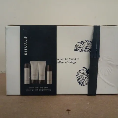 RITUALS SET - SHOWER FOAM, BODY LOTION, SHOWER GEL, ANTI-PERSPIRANT SPRAY