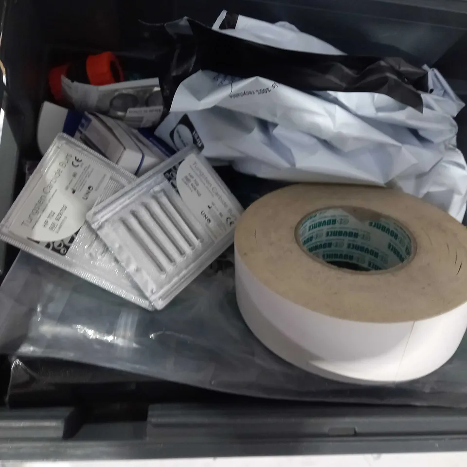 APPROX 15 HOUSEHOLD ITEMS TO INCLUDE INSULATION TAPE, PEN MACHINE BAGS, WINDOW FILM